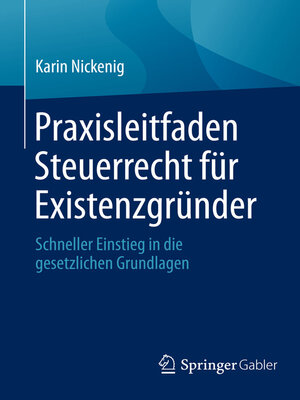 cover image of Praxisleitfaden Steuerrecht für Existenzgründer